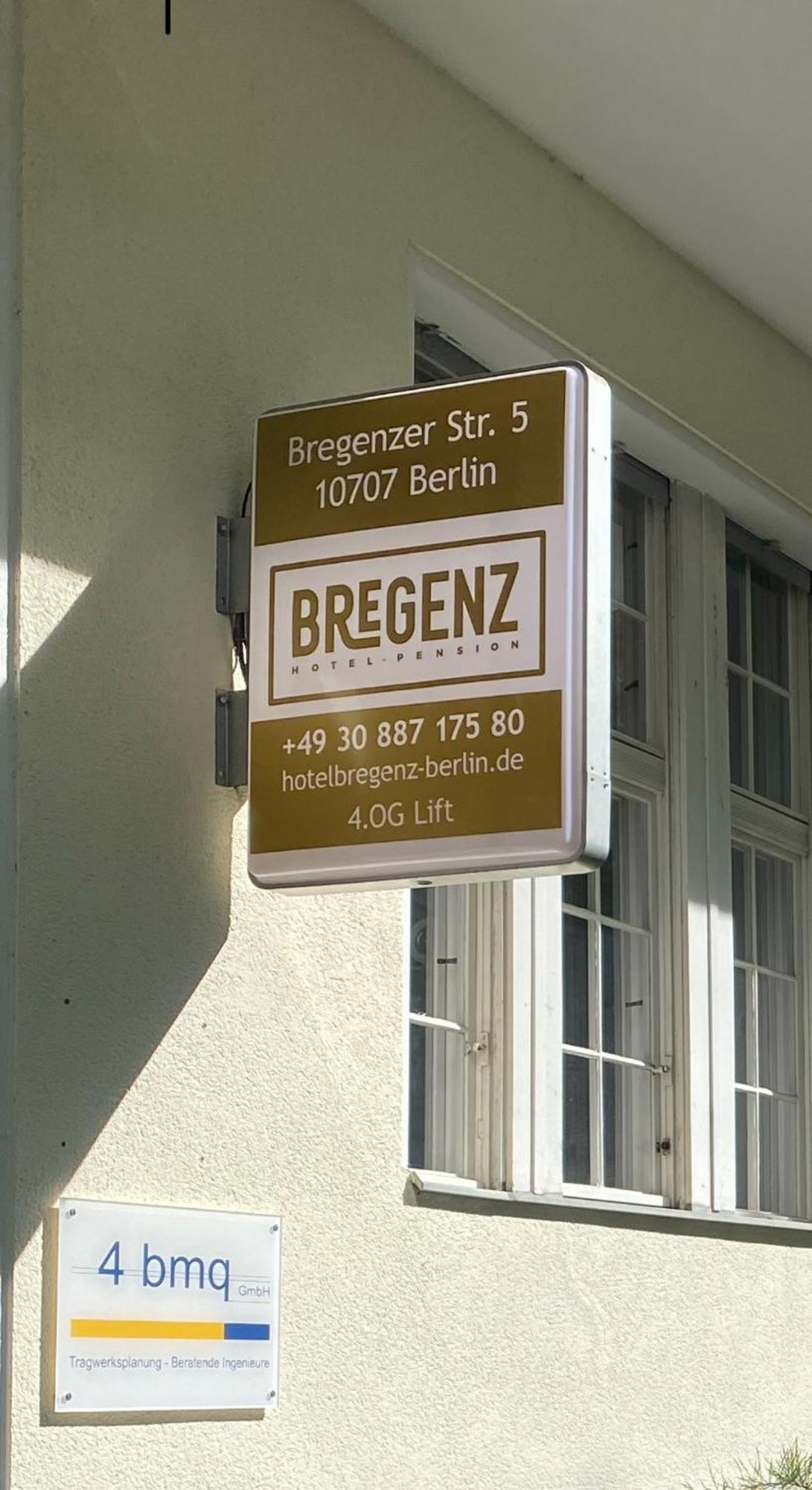 Hotel Bregenz Berlin Exterior photo